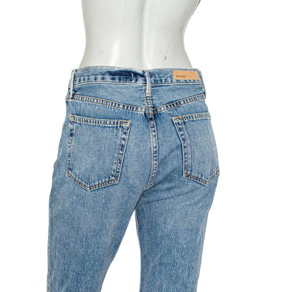 GRLFRND Addison High-Rise Denim Jeans Split Boot Touch The Floor sz 27 - Picture 10 of 12